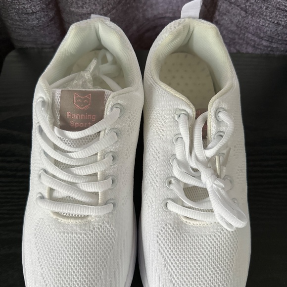 White Running Shoe - Picture 3 of 3